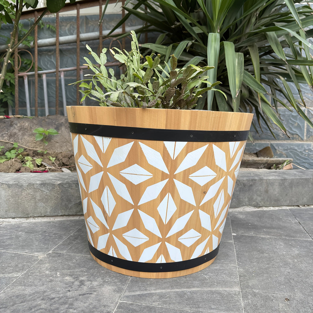 Ma boutique grand cache pot bois