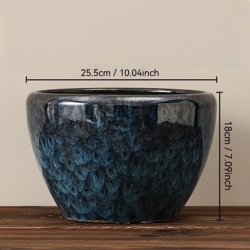 Ma boutique Grand bleu grand cache pot ceramique