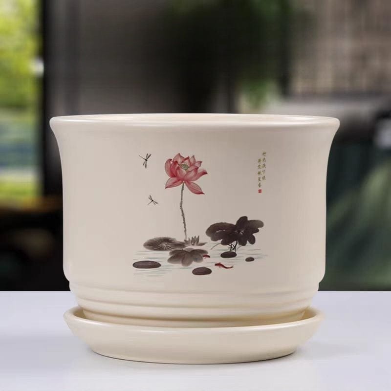 Ma boutique 1 Grand cache pot ceramique interieur