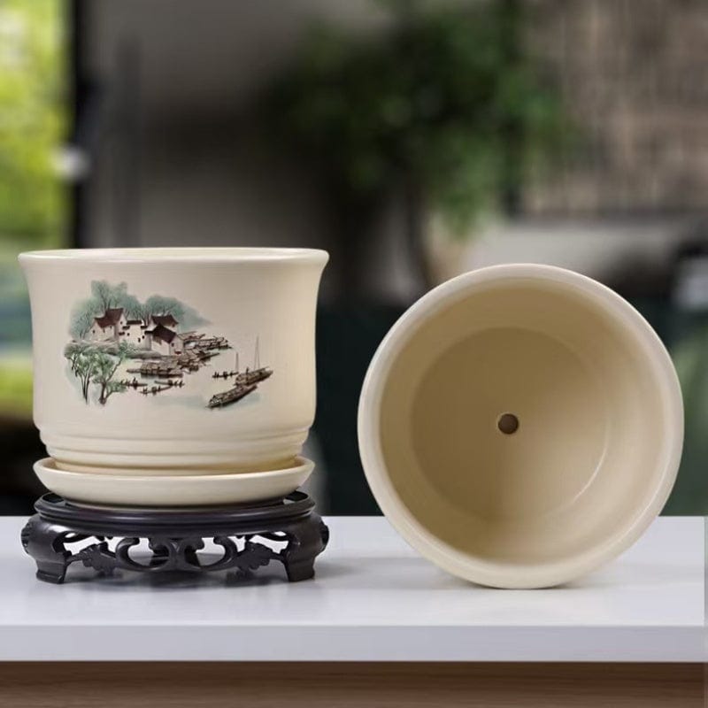 Ma boutique Grand cache pot ceramique interieur