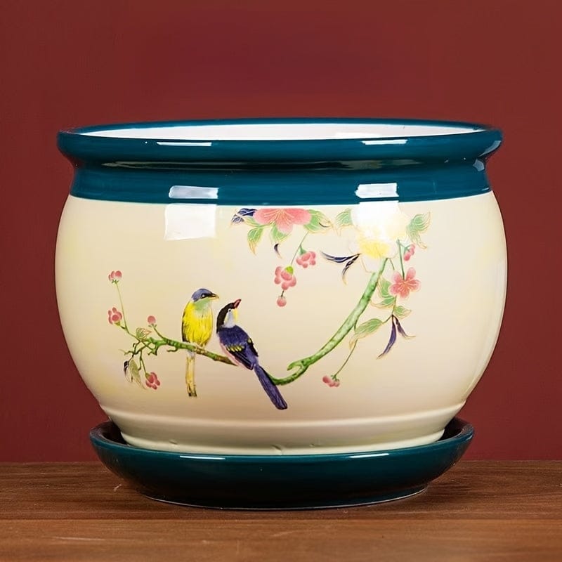 Ma boutique 3 Grand cache pot céramique style japonais