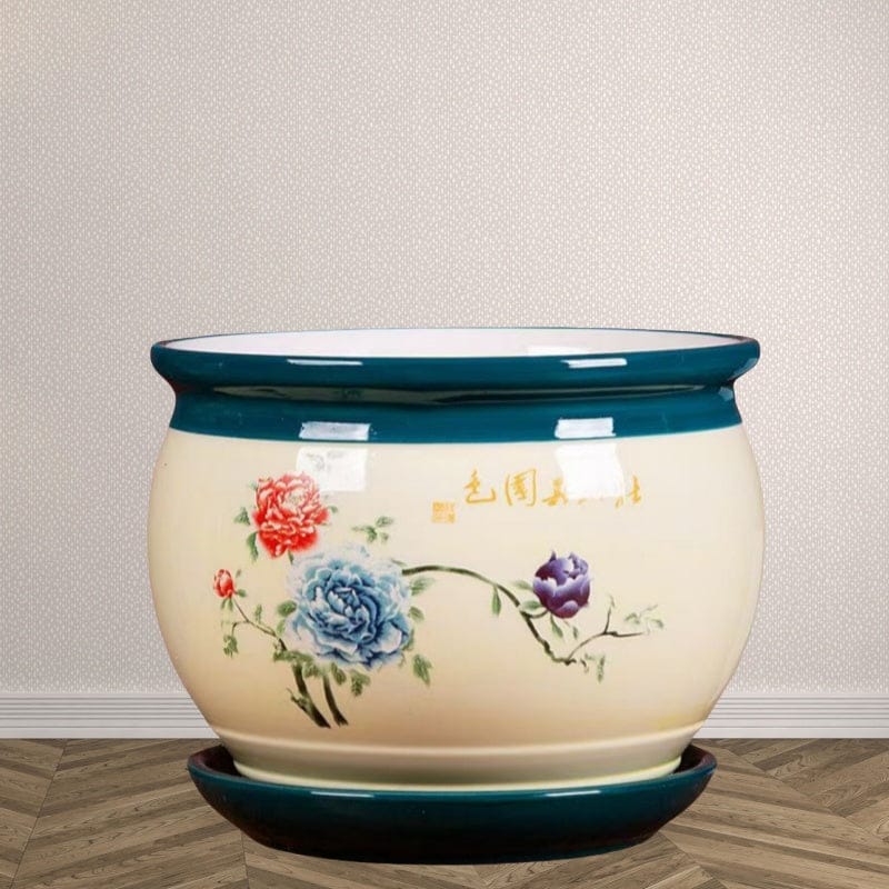 Ma boutique 4 Grand cache pot céramique style japonais