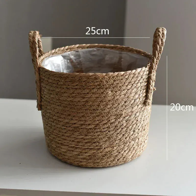 Ma boutique 25cm Grand cache pot en osier