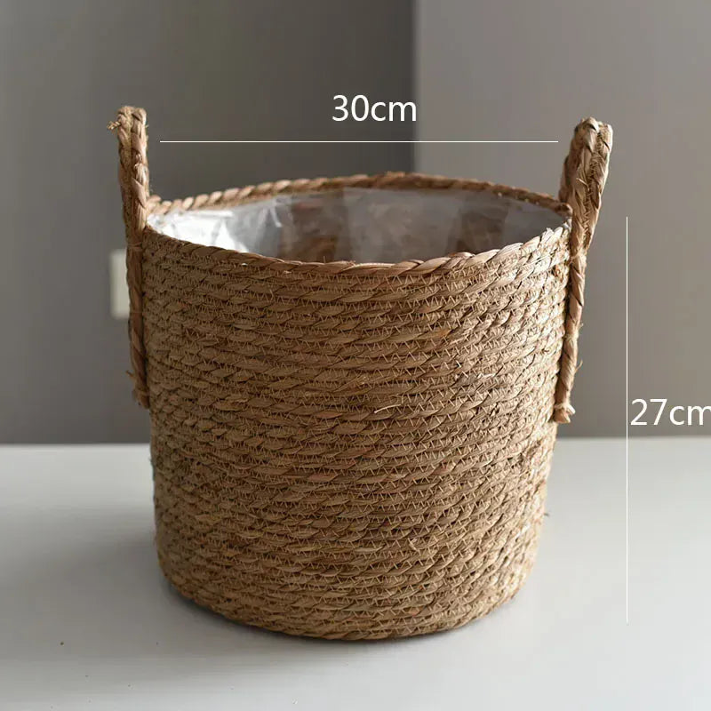 Ma boutique 30cm Grand cache pot en osier