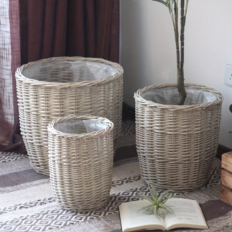 Ma boutique grand cache pot en osier pour exterieur