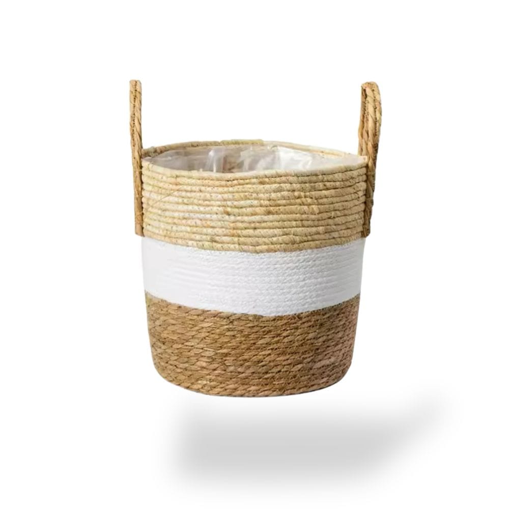 Ma boutique panier en osier cache pot