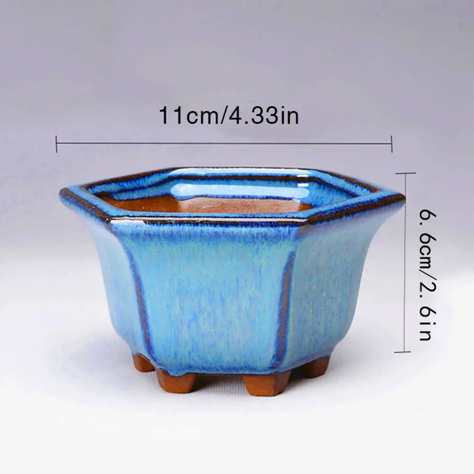 Ma boutique Style 1 petit cache pot céramique bonsai