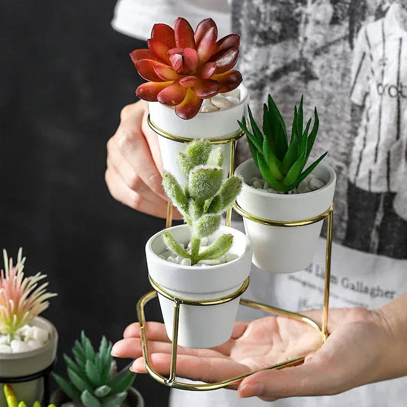 Ma boutique Petit cache pot céramique suspendu