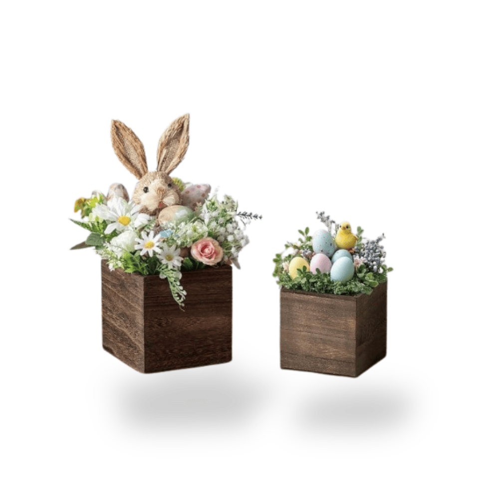 Ma boutique Petit cache pot en bois
