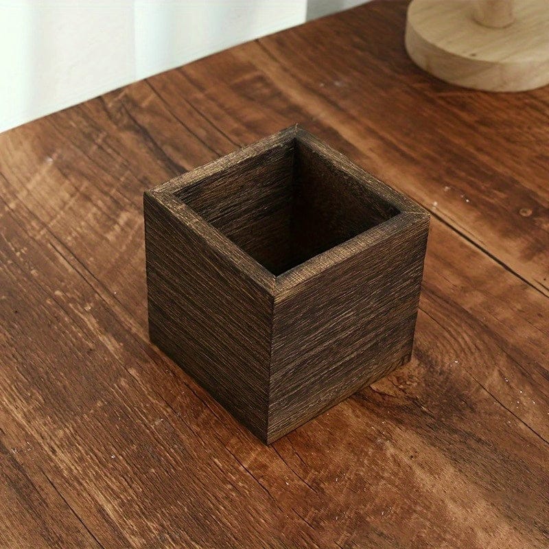 Ma boutique Petit cache pot en bois