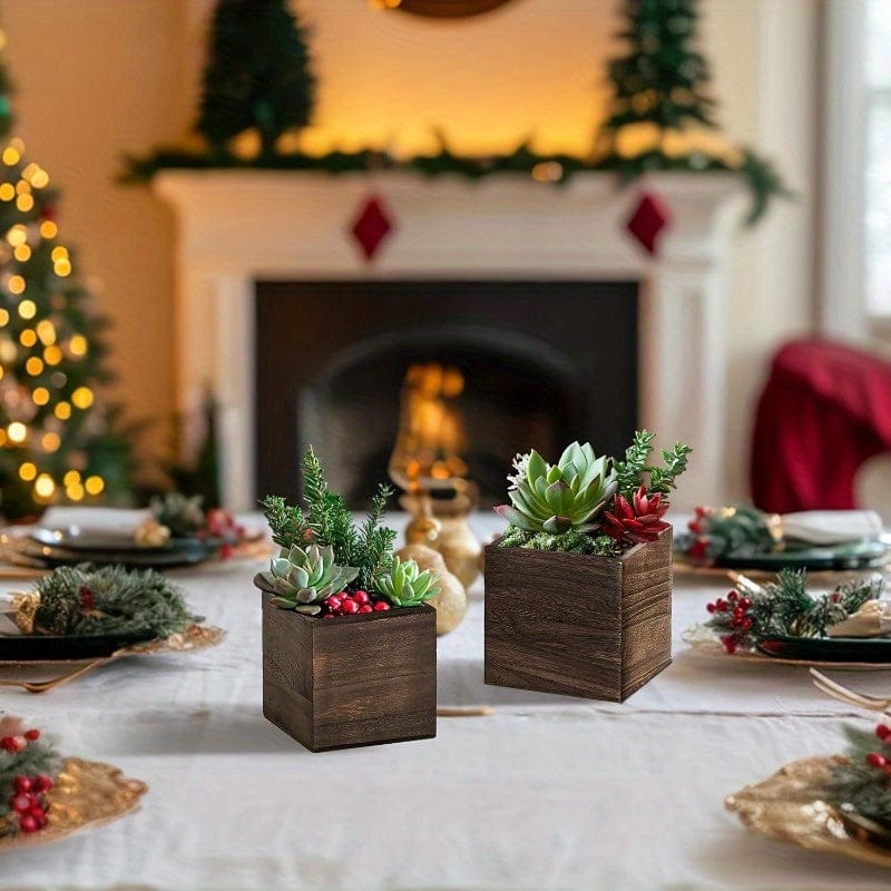 Ma boutique Petit cache pot en bois