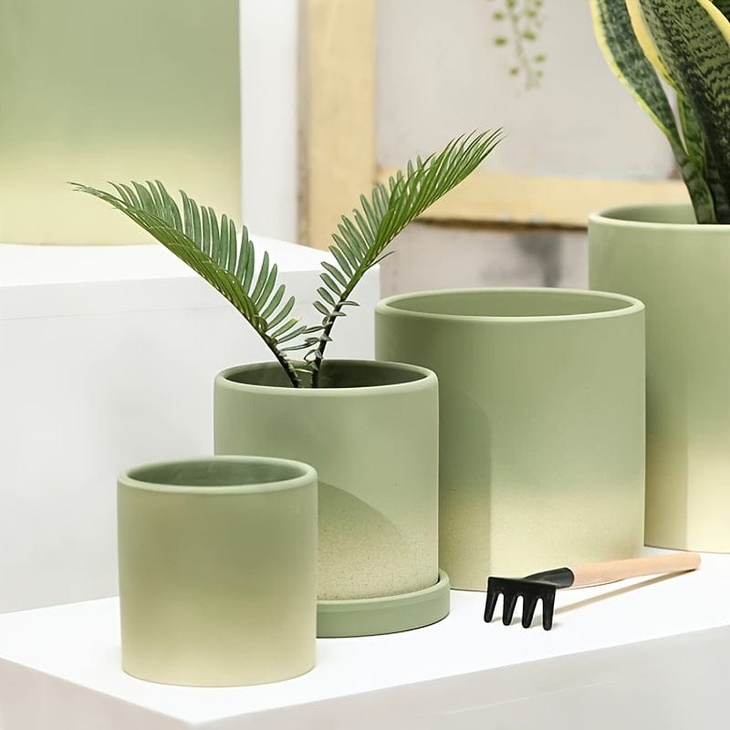 Ma boutique Petit cache pots ceramique vert