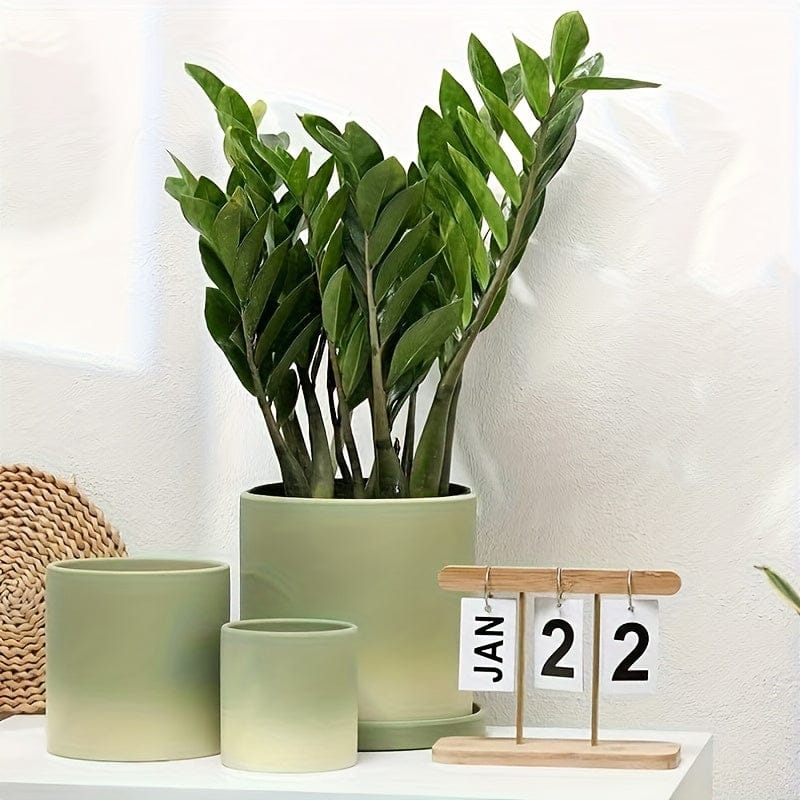Ma boutique Petit cache pots ceramique vert