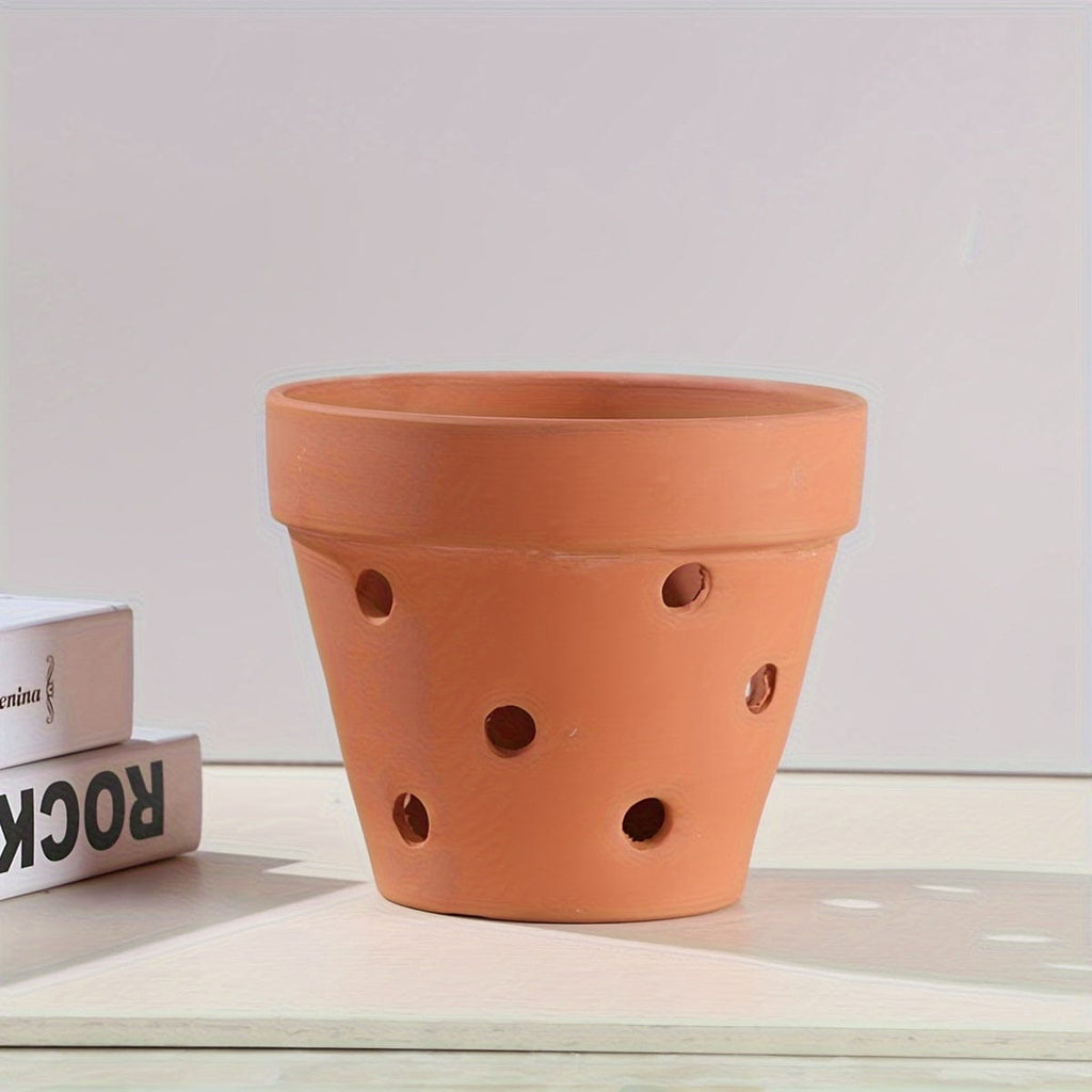 Ma boutique D12 | H10cm / 8 petit pot de fleur terre cuite