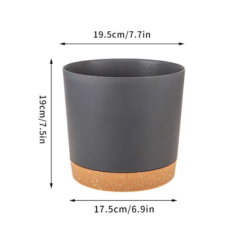 Ma boutique 2 Petit pot en plastique pour plante