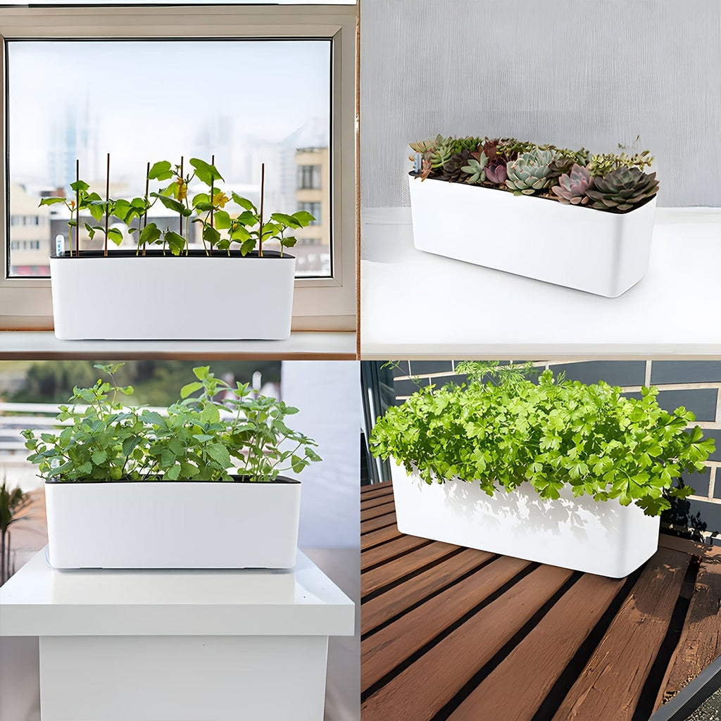 Ma boutique pot plastique plante rectangulaire