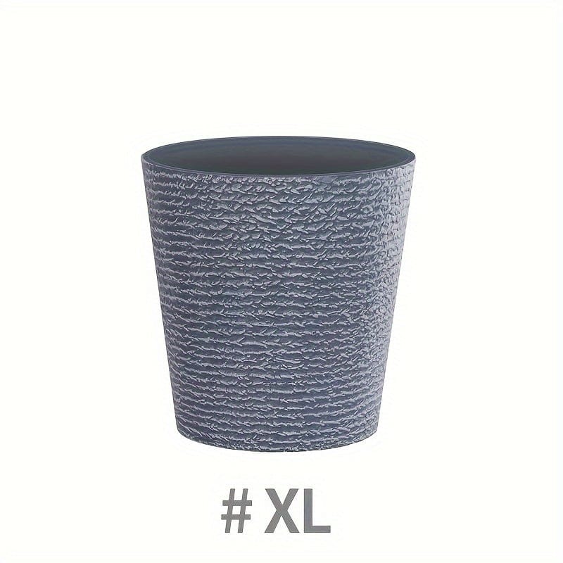 Ma boutique XL pot pour plante en plastique gris