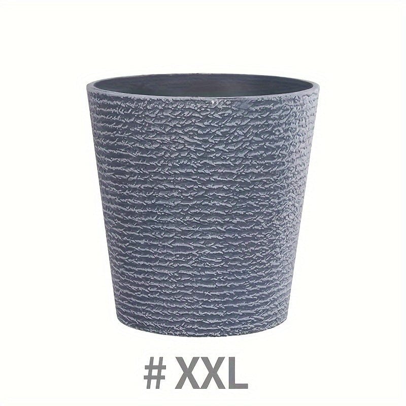 Ma boutique XXL pot pour plante en plastique gris