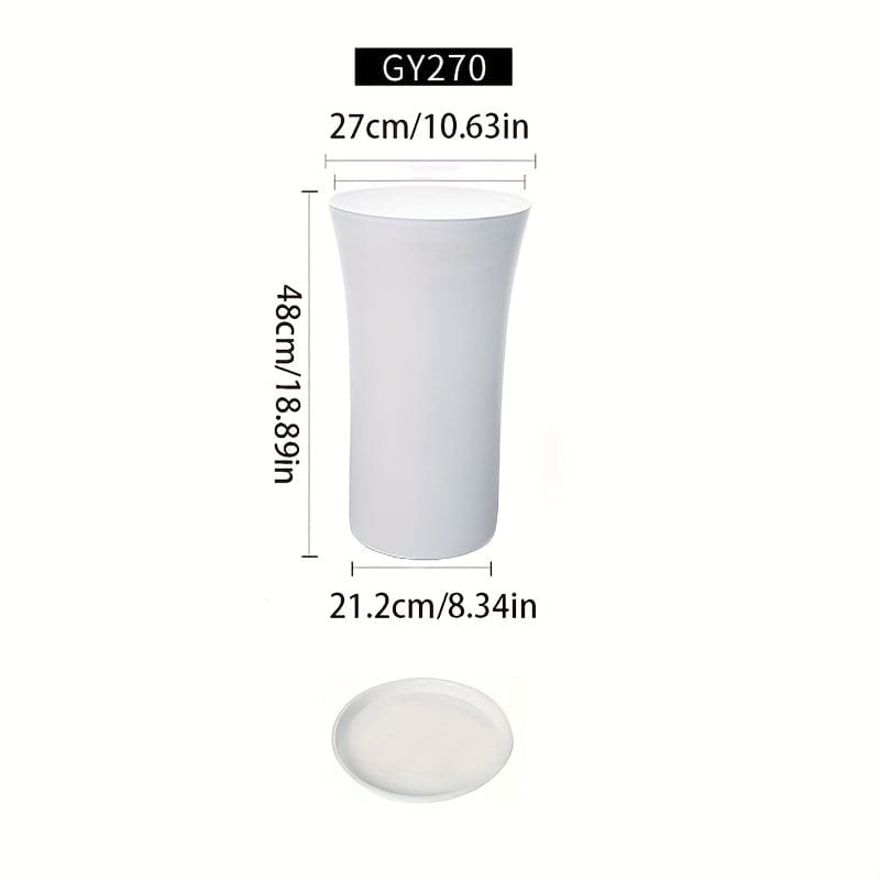 Ma boutique Blanc / GY270 pot pour plante en plastique interieur