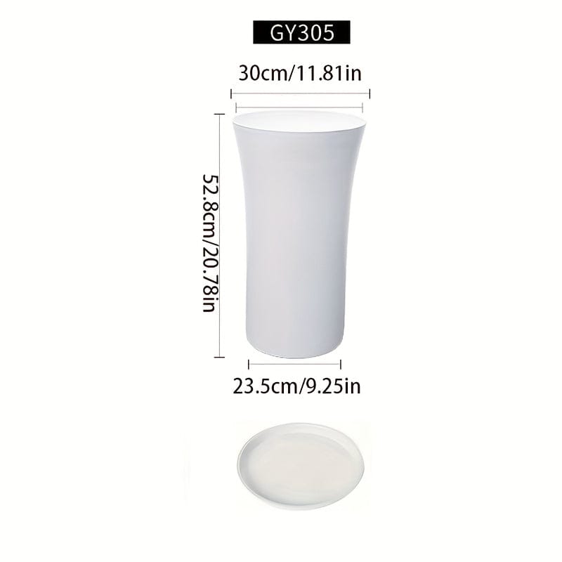 Ma boutique Blanc / GY305 pot pour plante en plastique interieur