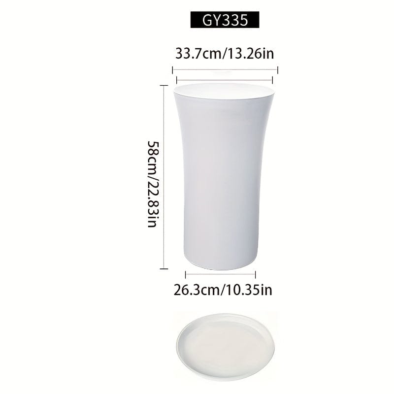Ma boutique Blanc / GY335 pot pour plante en plastique interieur