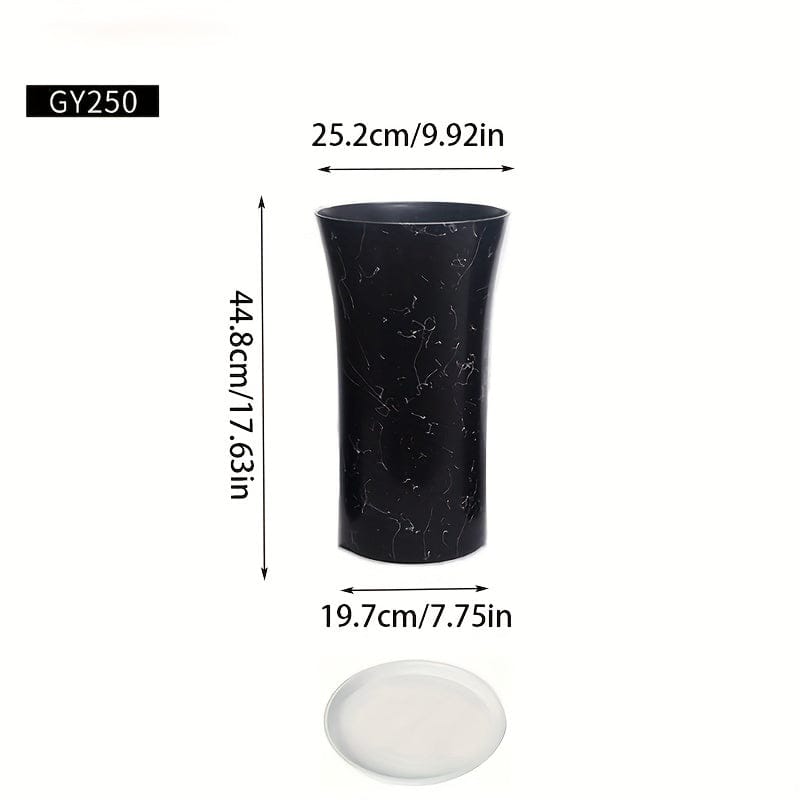 Ma boutique Noir / GY250 pot pour plante en plastique interieur