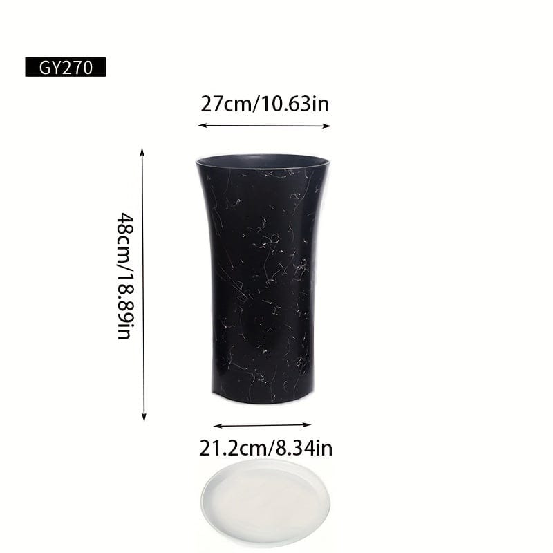 Ma boutique Noir / GY270 pot pour plante en plastique interieur