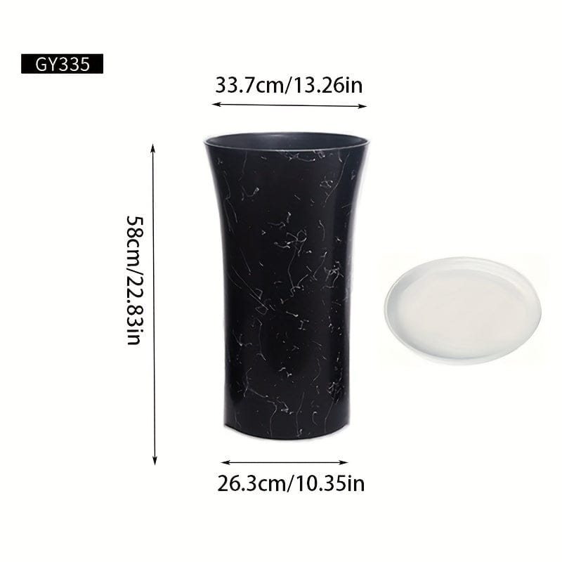 Ma boutique Noir / GY335 pot pour plante en plastique interieur