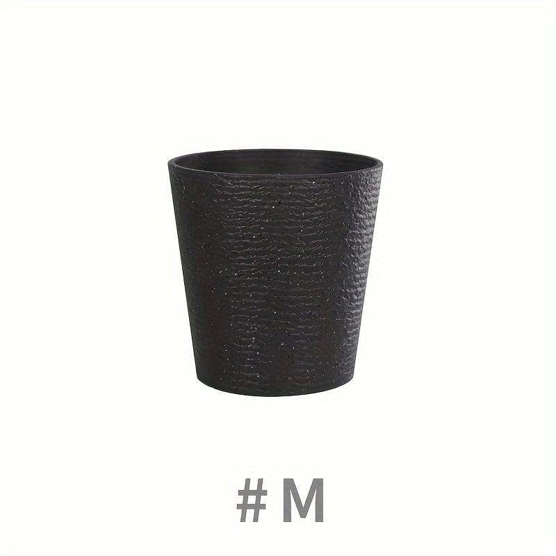 Ma boutique M pot pour plante en plastique noir